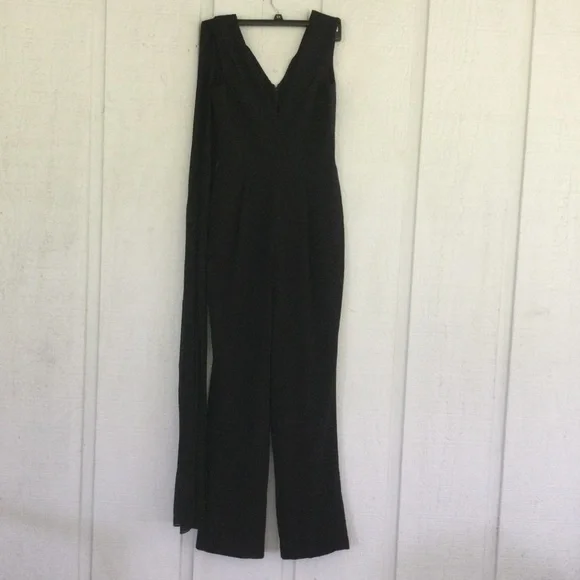 open lace back dress Sandra Jumpsuit  Dress the Population
